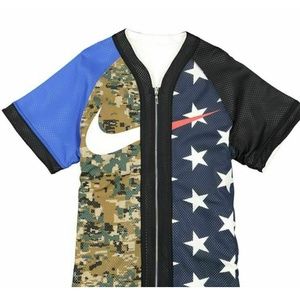 NIKELAB BASEBALL TOP REVERSIBLE (MULTI / WHITE) L